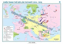 Bản đồ Chiến tranh thế giới lần thứ nhất (1914-1918)